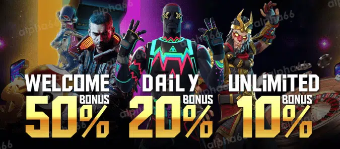 Alpha66 Bonuses